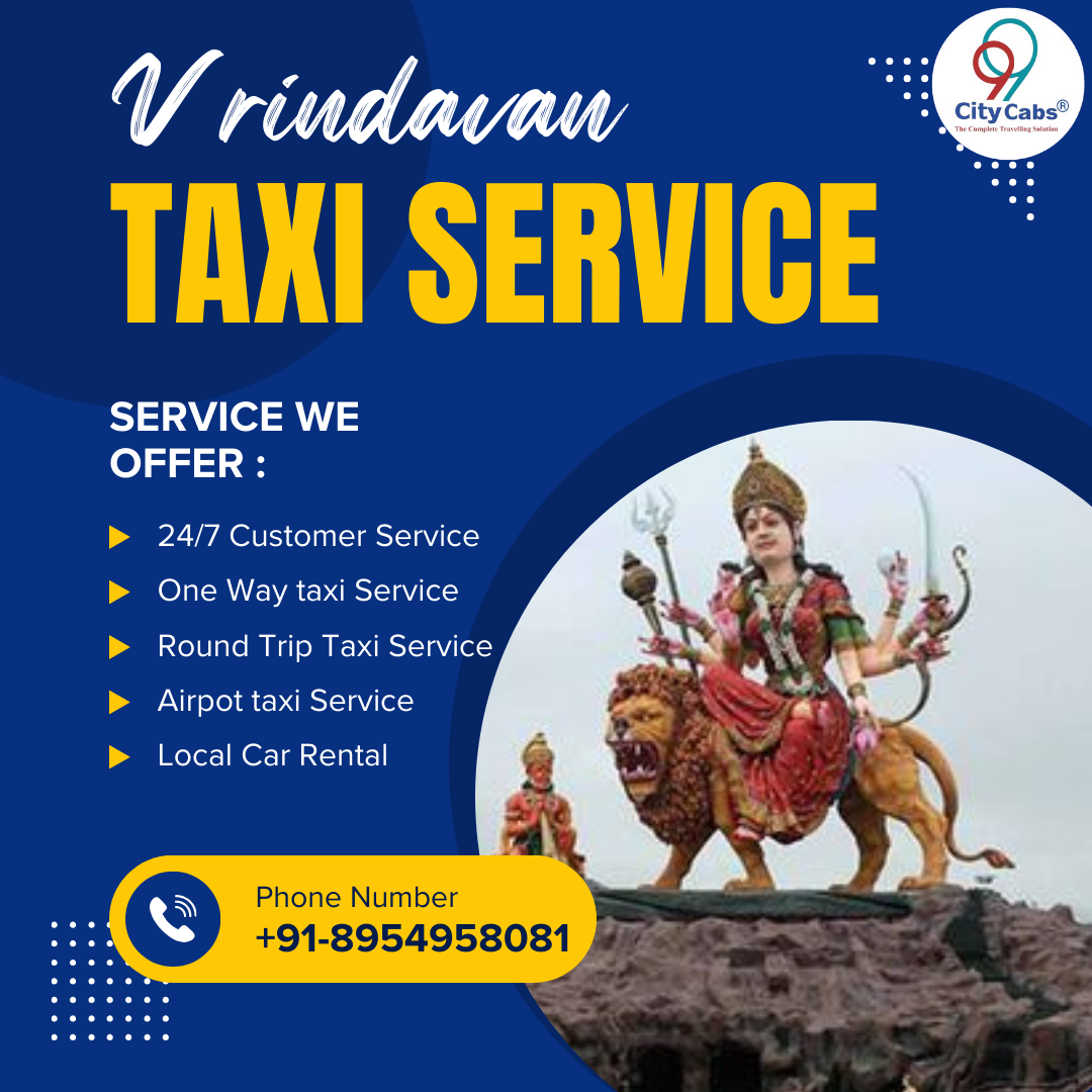 Taxi service in vrindavan- cab service in vrindavan