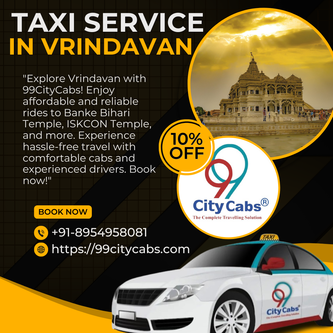 Taxi service in vrindavan- Cab service in vrindavan